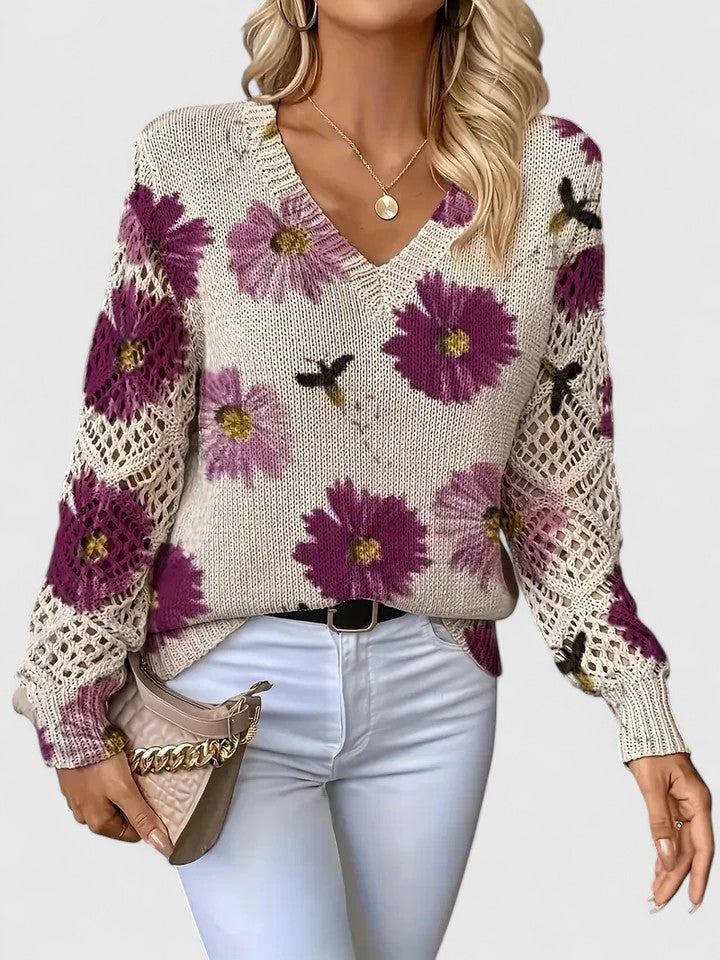 Diana | Timeless Flower Sweater