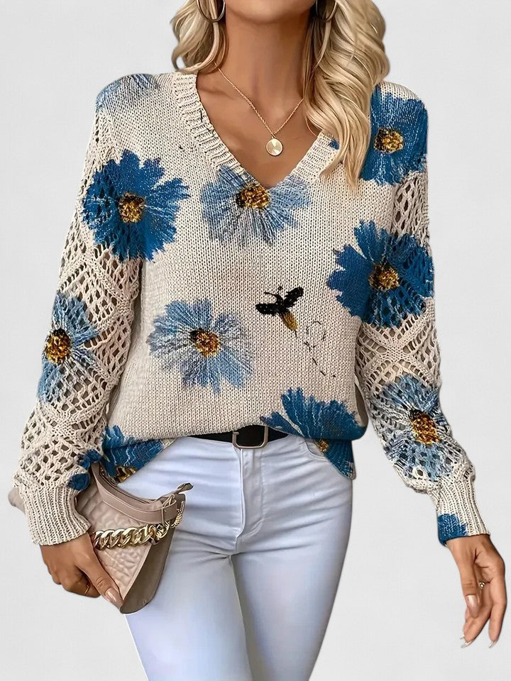 Diana | Timeless Flower Sweater