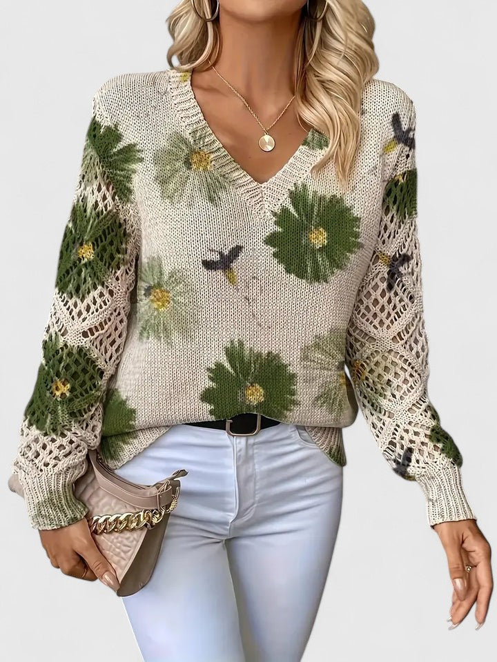 Diana | Timeless Flower Sweater