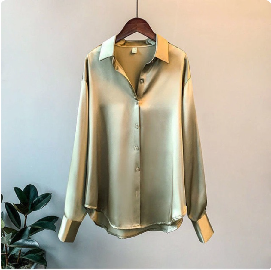 Piaâ„¢ - Satin Shirt for Women
