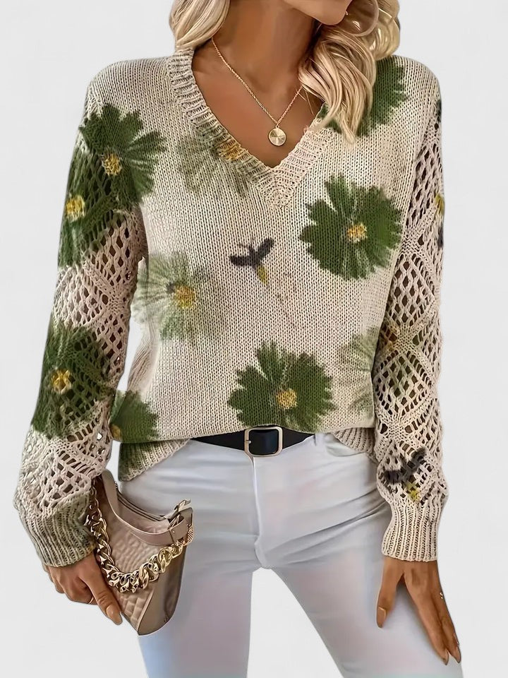 Diana | Timeless Flower Sweater