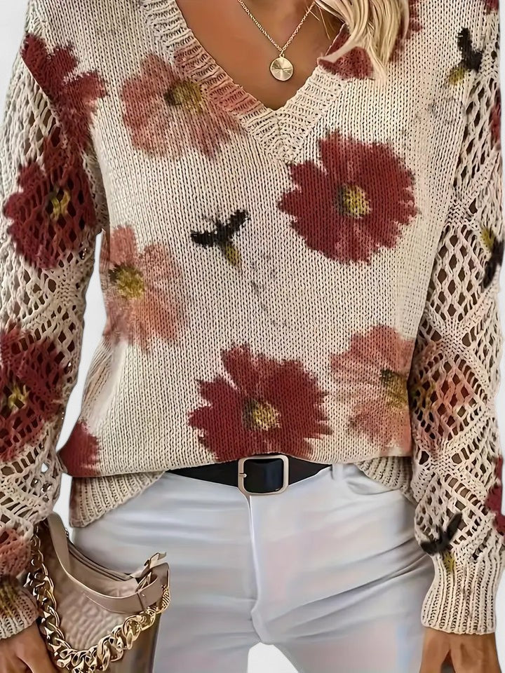Diana | Timeless Flower Sweater