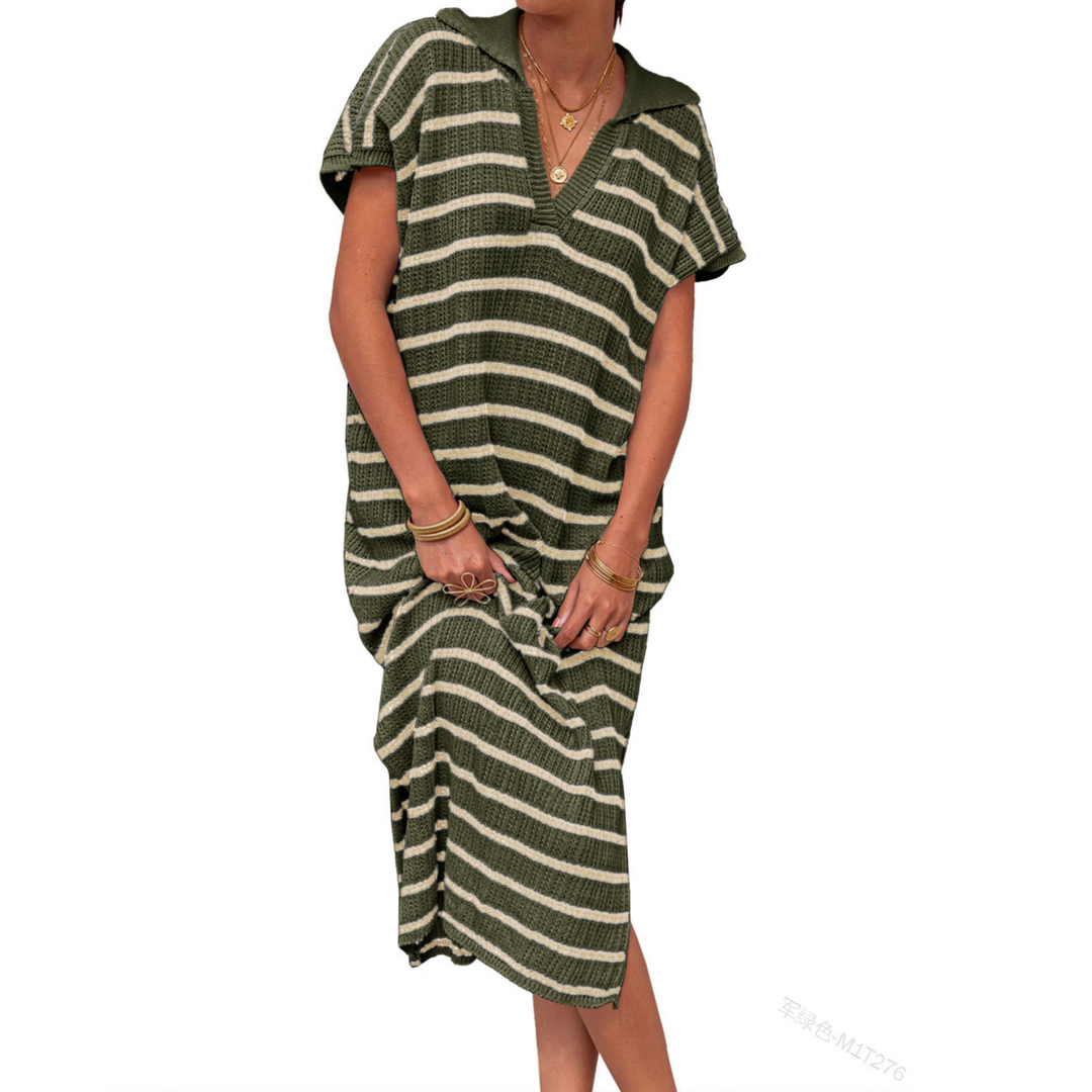 Odessa™ | Summer Graceful Slit Loose Women Maxi Dress