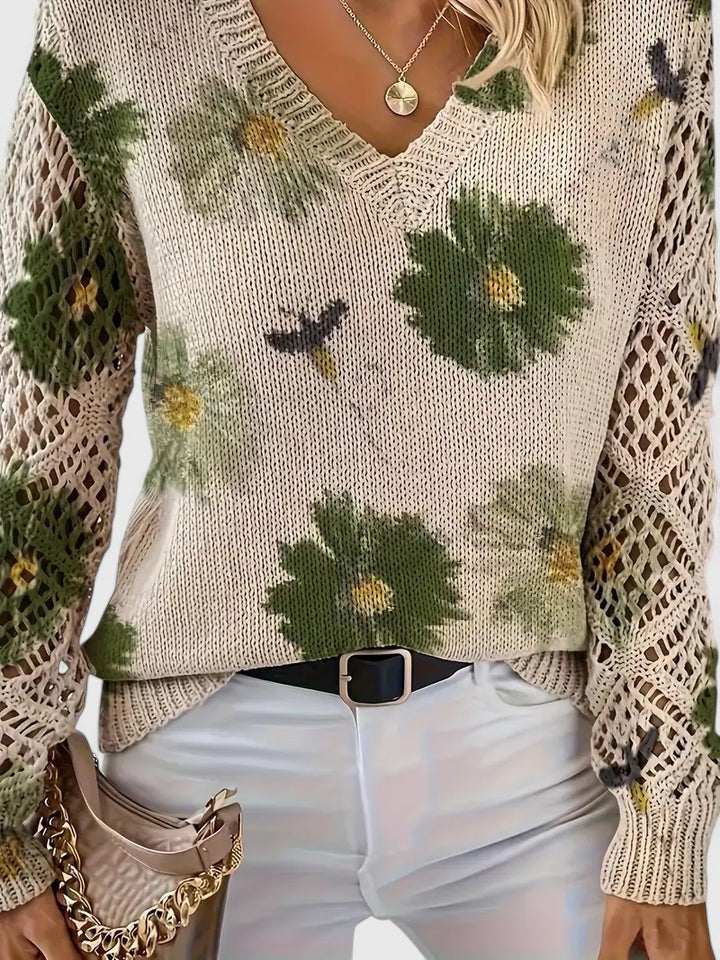 Diana | Timeless Flower Sweater