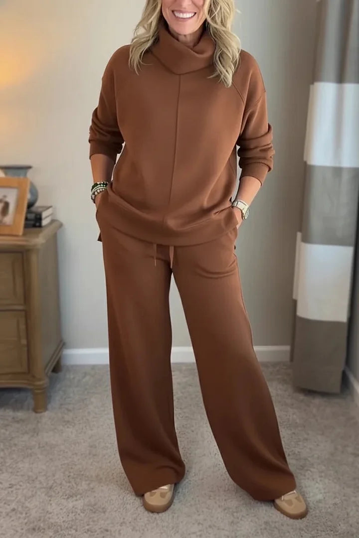 Colleen™ | Women Casual Turtle-neck 2 Piece