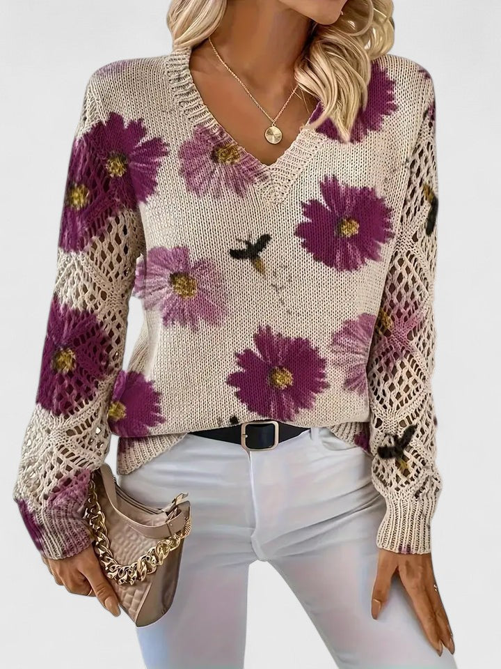 Diana | Timeless Flower Sweater