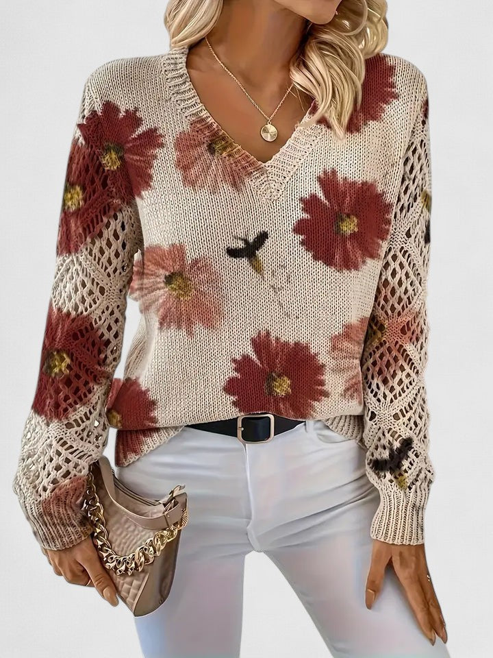 Diana | Timeless Flower Sweater