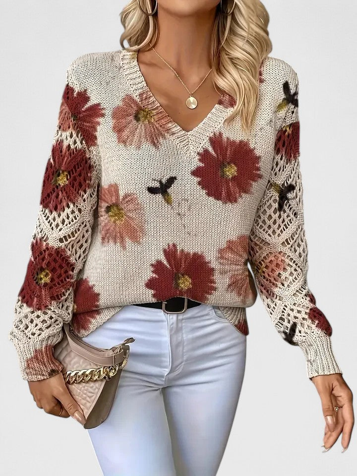 Diana | Timeless Flower Sweater