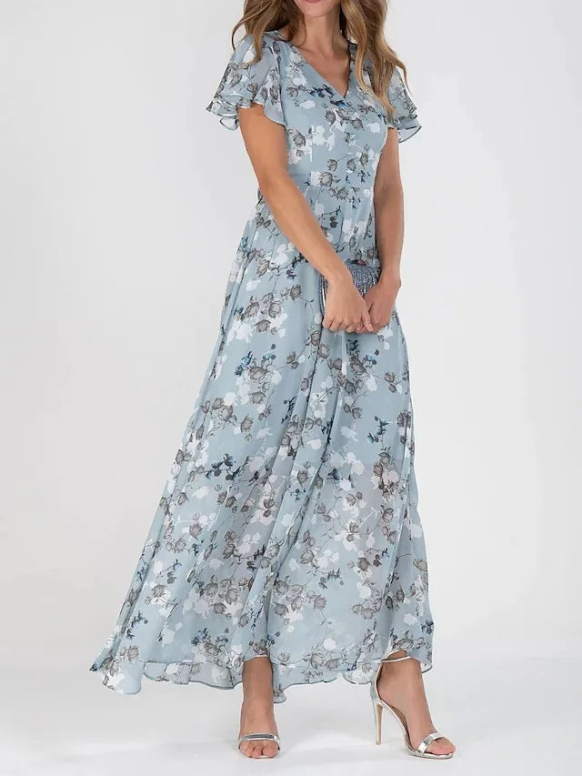 Brenda™ | Flowing Women Floral Maxi Dress