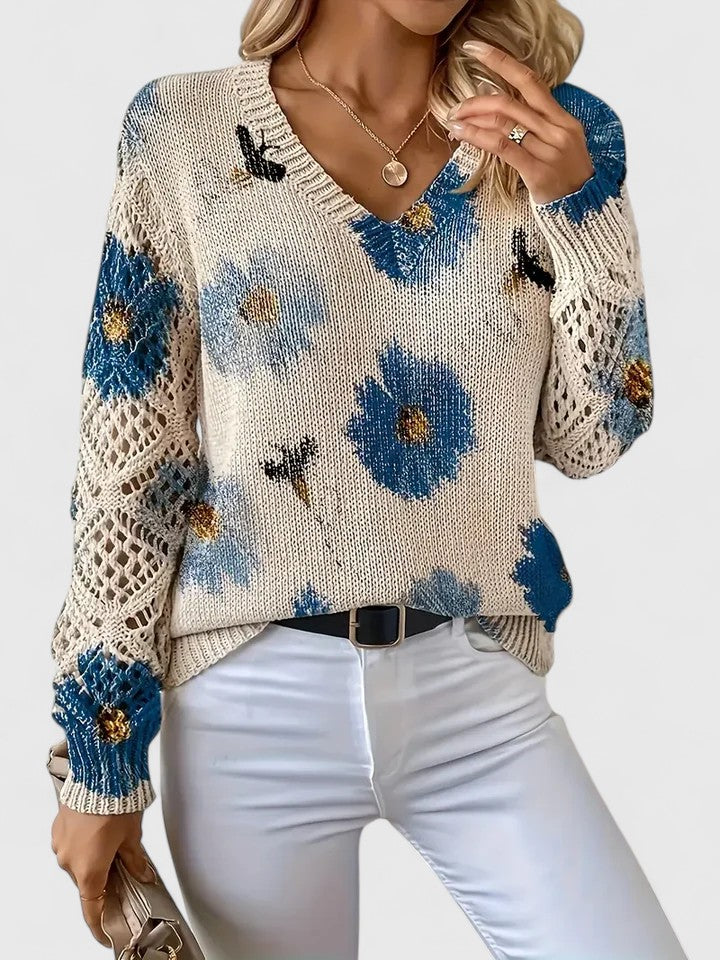 Diana | Timeless Flower Sweater
