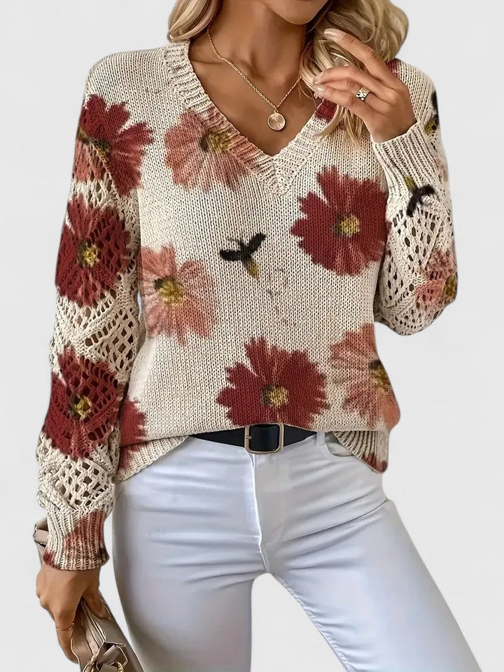 Diana | Timeless Flower Sweater
