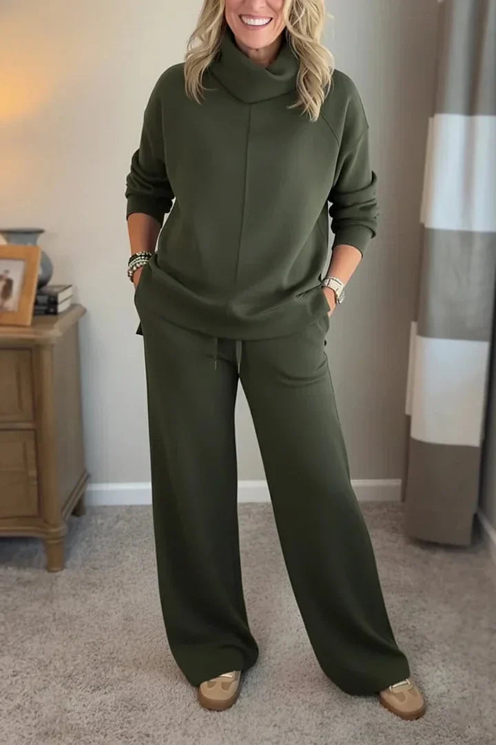 Colleen™ | Women Casual Turtle-neck 2 Piece