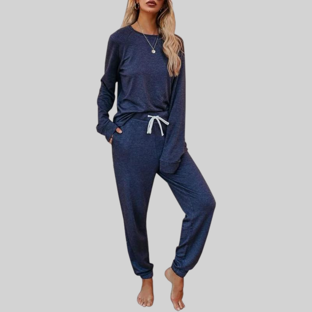 Jocelyn™| Casual Long Sleeve and Sweatpants Set
