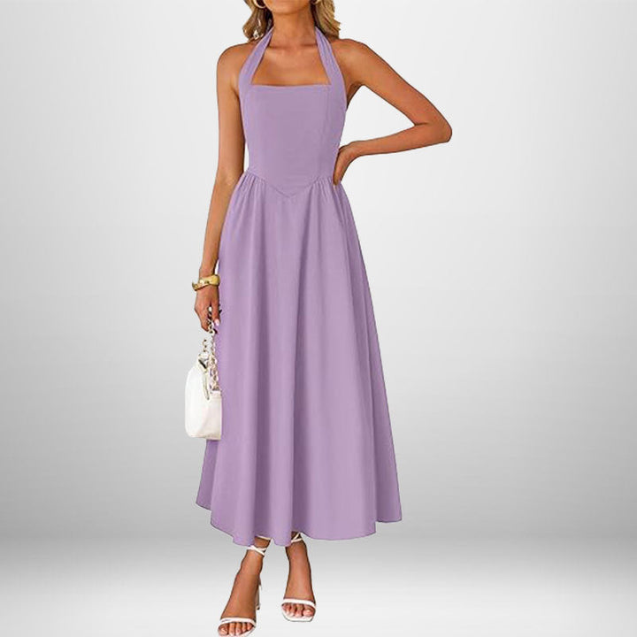 Winslow™ | Trendy Halter Neck Sleeveless Dress