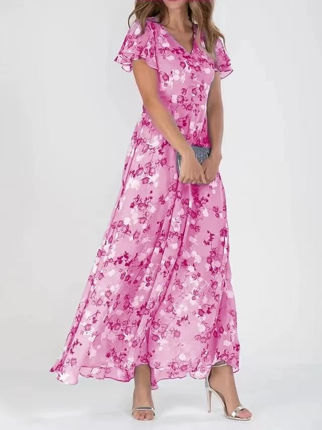 Brenda™ | Flowing Women Floral Maxi Dress
