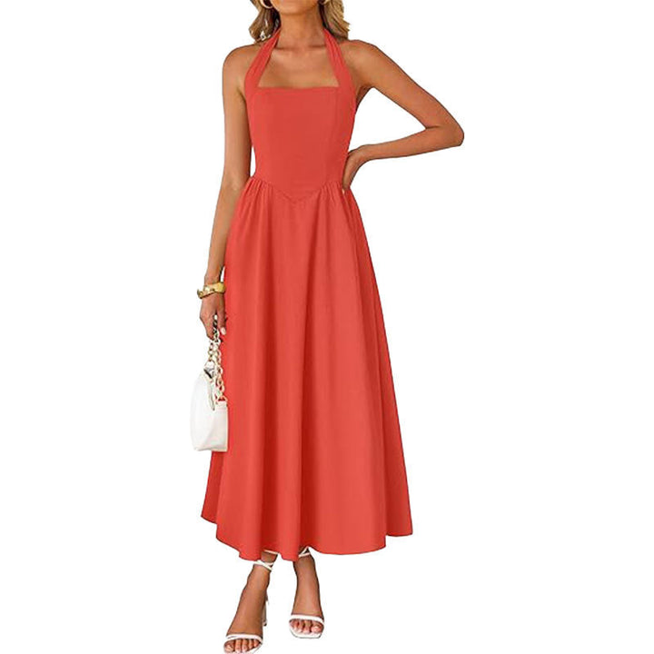 Winslow™ | Trendy Halter Neck Sleeveless Dress