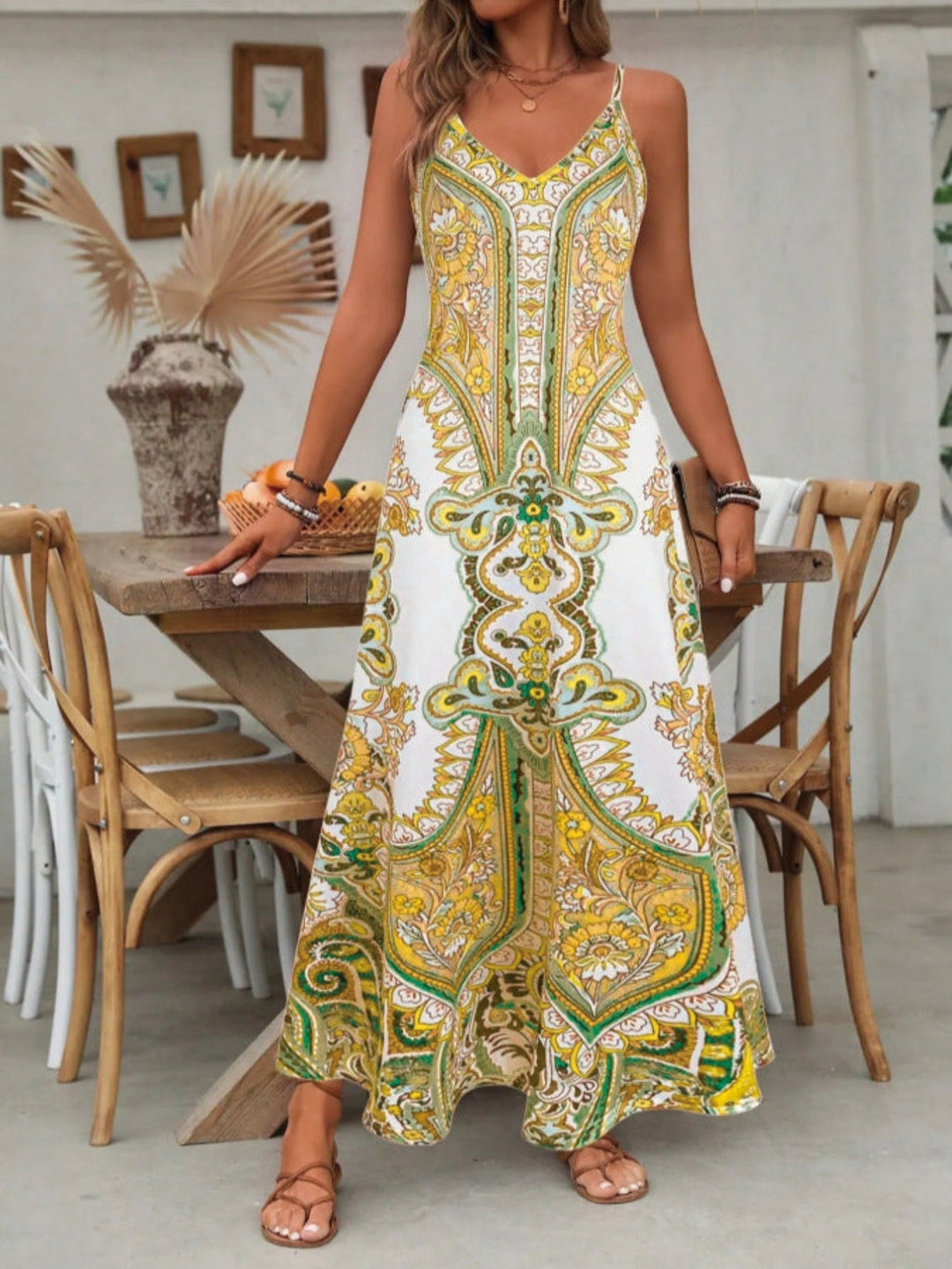 Jayzhel™ | Chic Summer Sleeveless Strap Maxi Dress