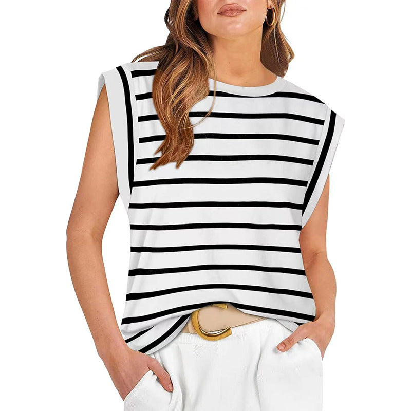 Rayanu™| Women Lightweight Everyday Summer Cap Sleeve Top