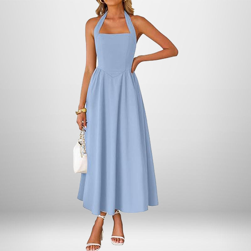 Winslow™ | Trendy Halter Neck Sleeveless Dress