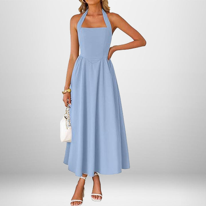 Winslow™ | Trendy Halter Neck Sleeveless Dress