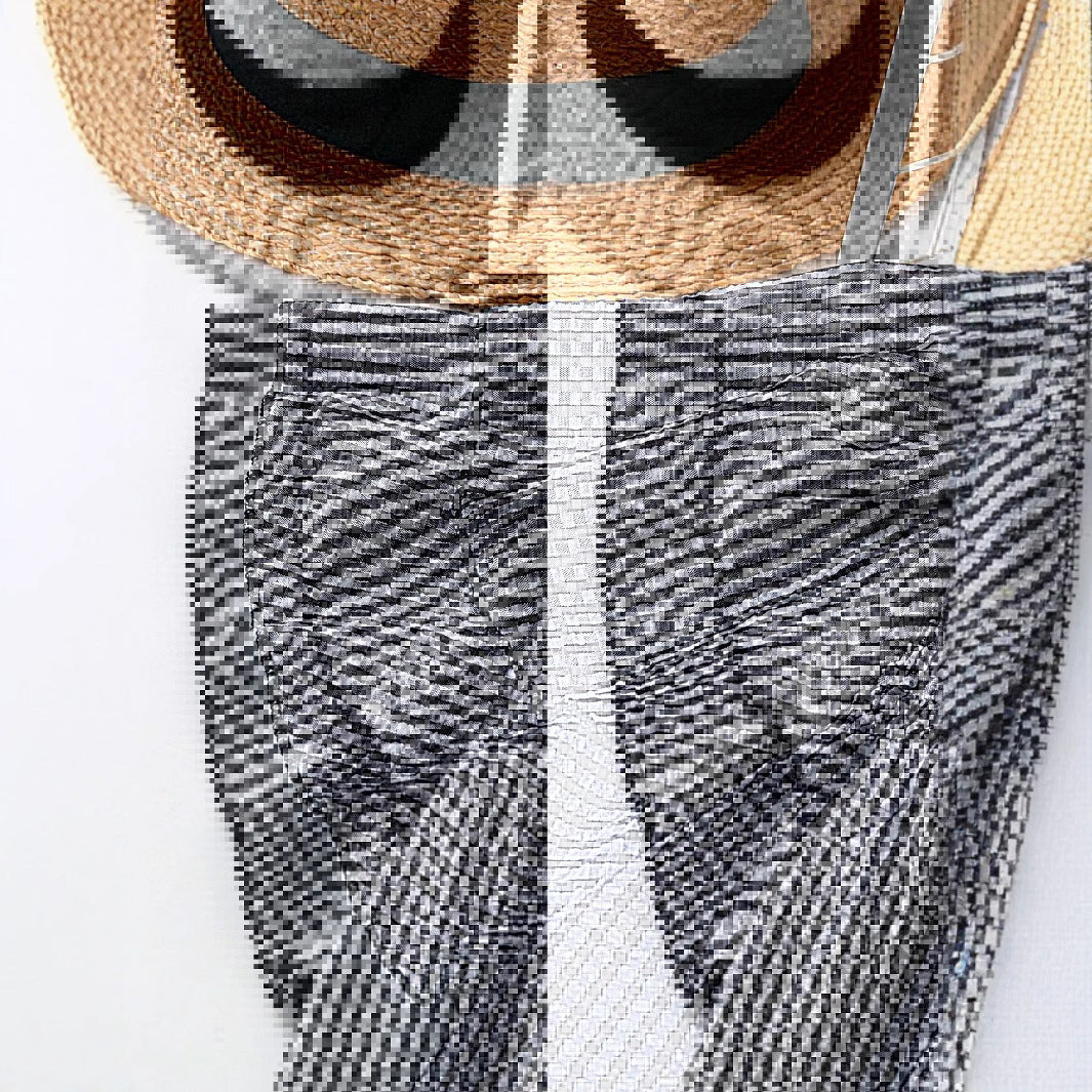 Kristel Vintage Flowy Checkered Puff Sleeve Blouse | Timeless Retro Top