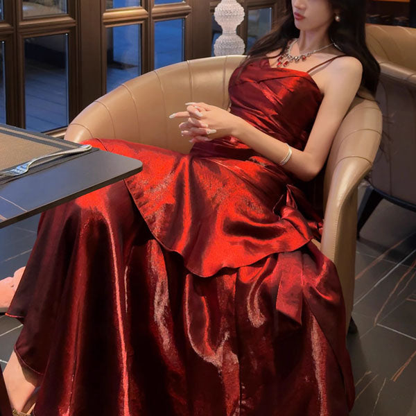 Vianne™| Glamorous Ruffled Maxi Dress