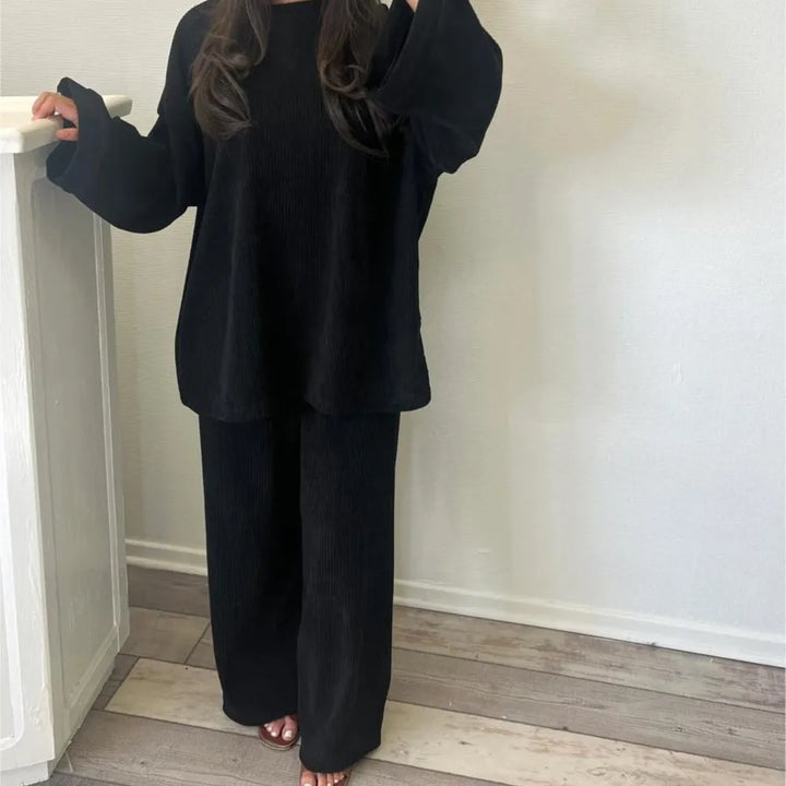 Sharon | Women Two Piece Corduroy Set