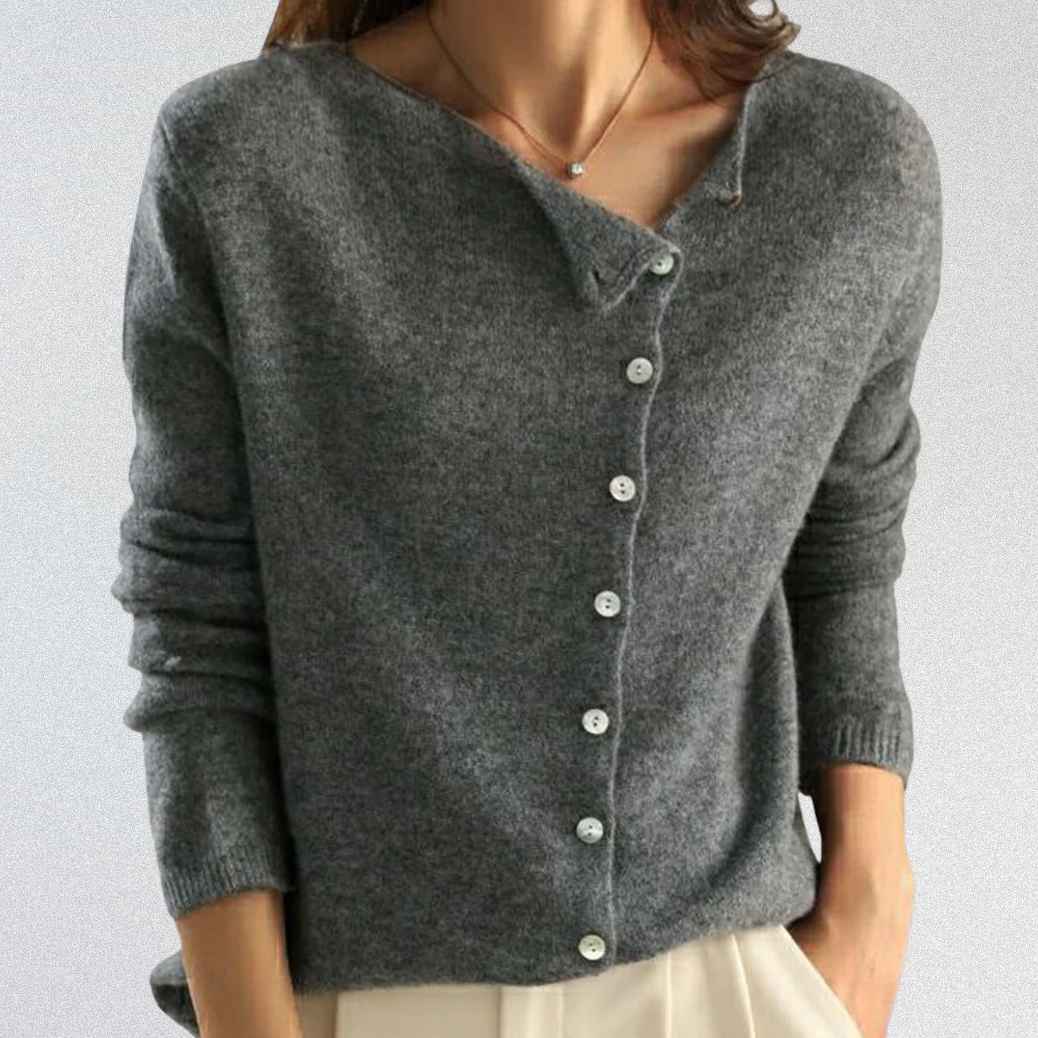 Gia™ | Stylish Button-Down Cardigan