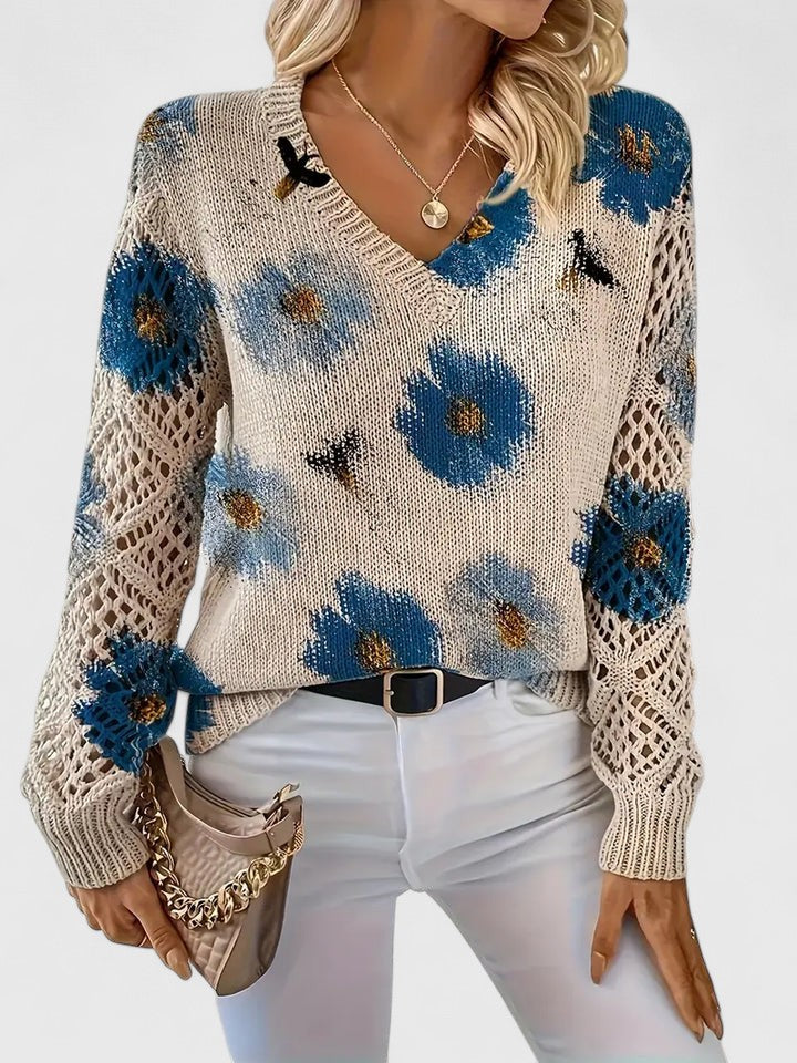 Diana | Timeless Flower Sweater