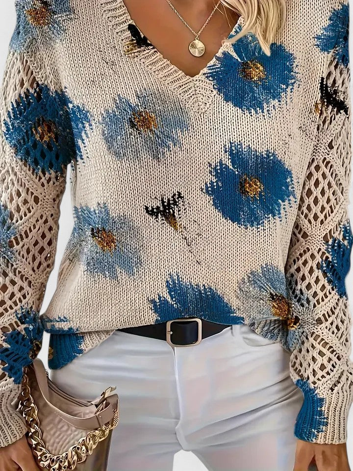 Diana | Timeless Flower Sweater